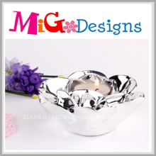 Elegante Blume geformt Keramik Hochzeit Kerzenhalter